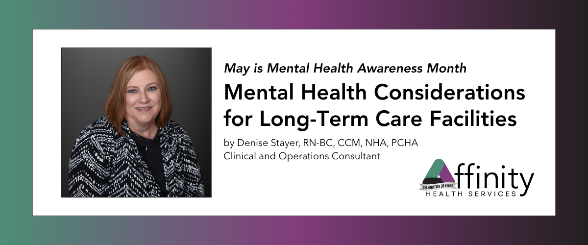 Mental Health Considerations for Long-Term Care Facilities